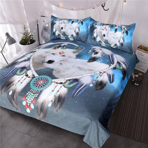 Housse de Couette Loup Mystérieux